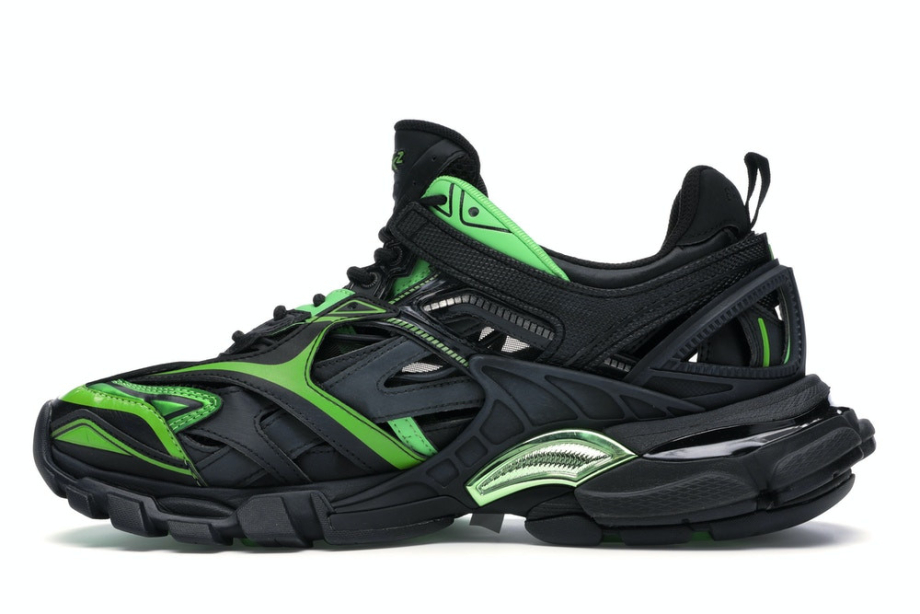 Balenciaga track best sale black and green