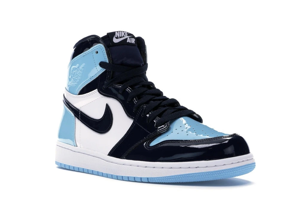 Air Jordan 1 High UNC Patent фото