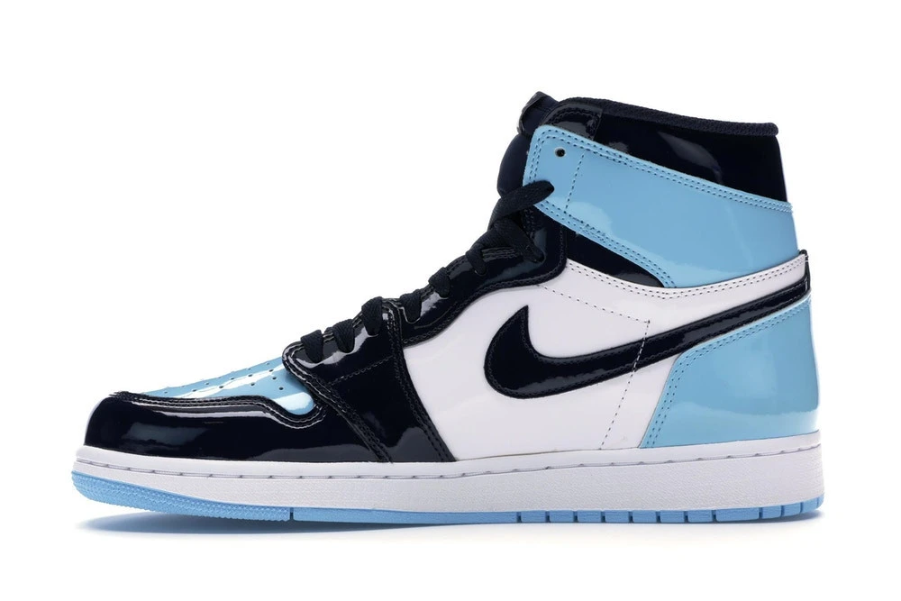 Air Jordan 1 High UNC Patent фото