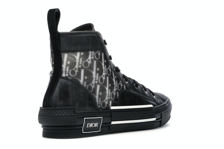 Dior B23 High Top Canvas Oblique Black Meet Market