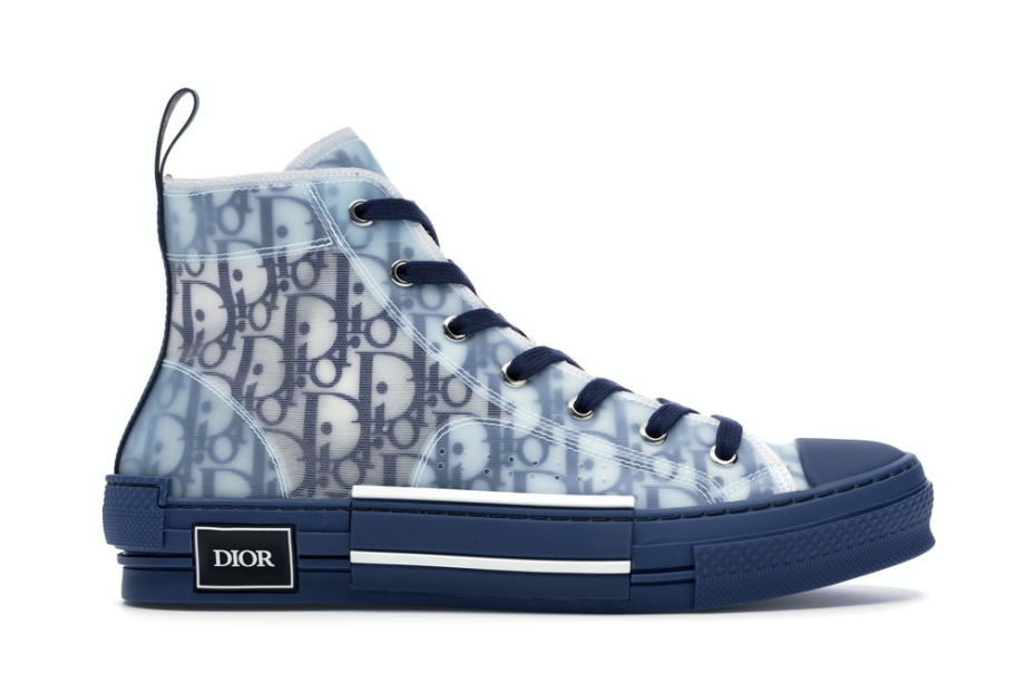 Dior Dior B23 High Top Blue Oblique Meet Market