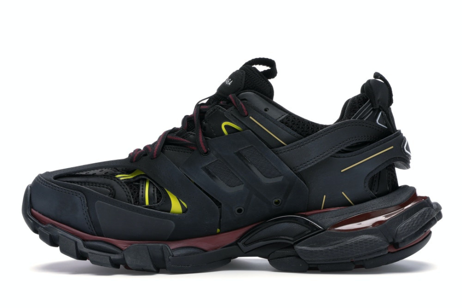 Balenciaga track trainers sales black bordeaux