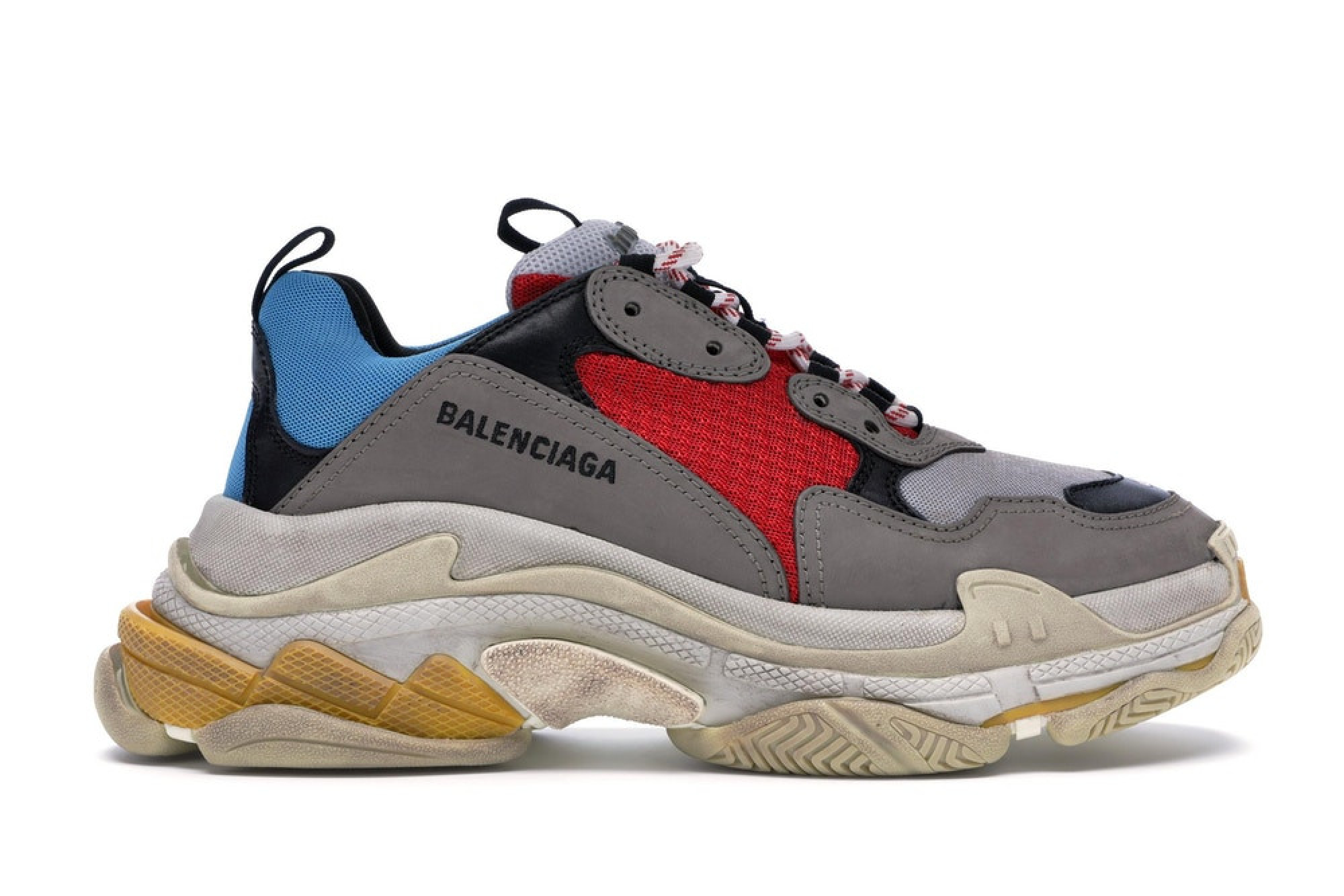 Triple s balenciaga hot sale red