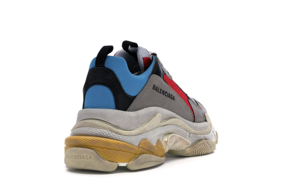 Balenciaga shoes sale red and blue