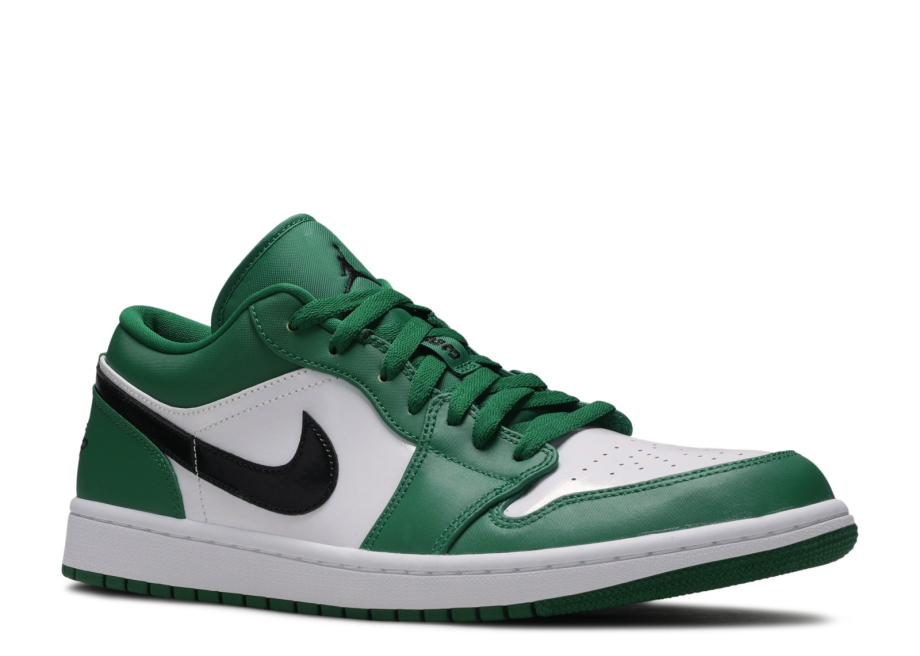 Nike air jordan 1 low trainers in outlet green