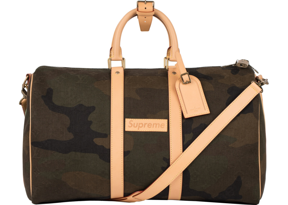 Supreme Louis Vuitton x Supreme Keepall Bandouliere 45 Camo Meet Market