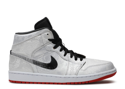 

CLOT 'Fearless' (2019), Белый, Air Jordan 1 Mid