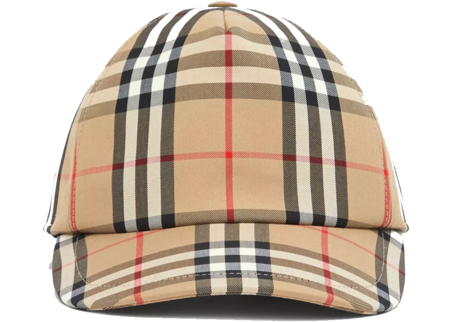 Burberry vintage check baseball cap hotsell