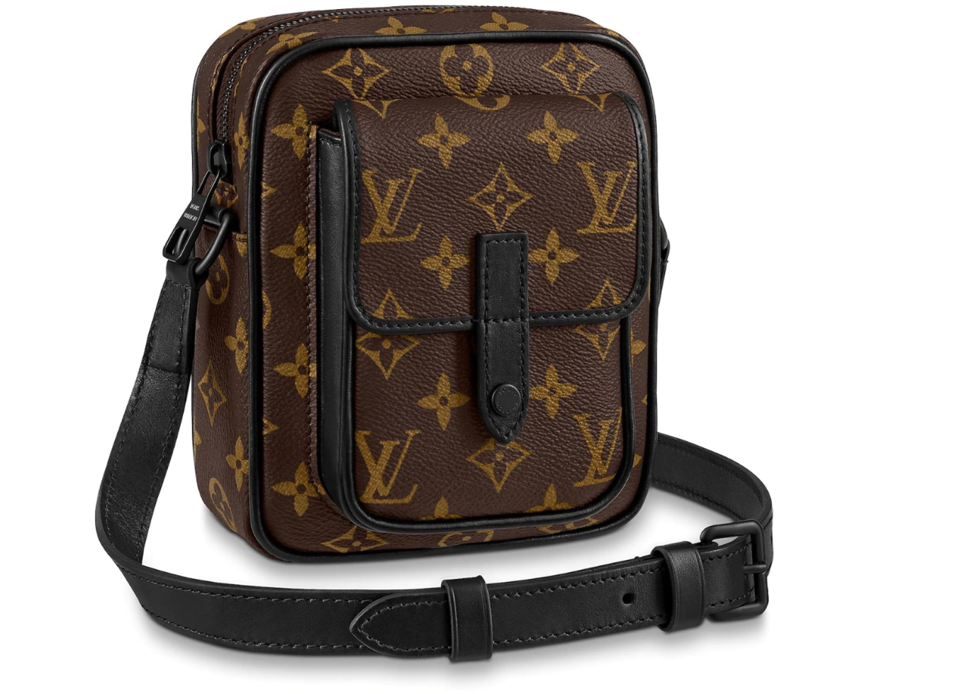 Сумки и Рюкзаки Louis Vuitton Louis Vuitton Christopher Wearable Wallet  Monogram Macassar Brown/Black купить в Meet Market
