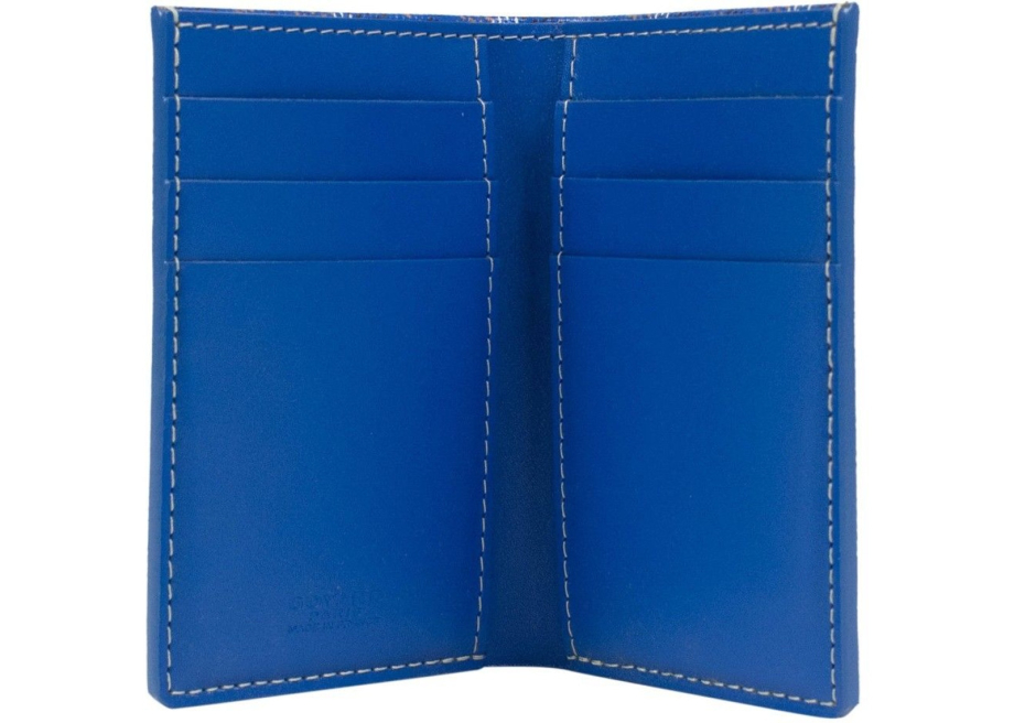 Goyard Goyard Saint Pierre Wallet Goyardine Royal Blue