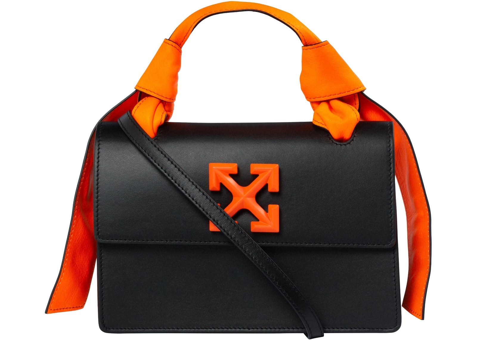 OFF-WHITE 1.4 Jitney Bag Black/Orange фото