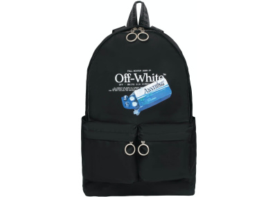

OFF-WHITE Pascal Medicine Backpack Black/White, Off-White OFF-WHITE Pascal Medicine Backpack Black/White