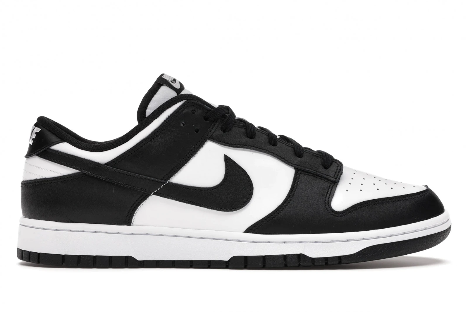 Dunk Low Retro Black White (2021) фото