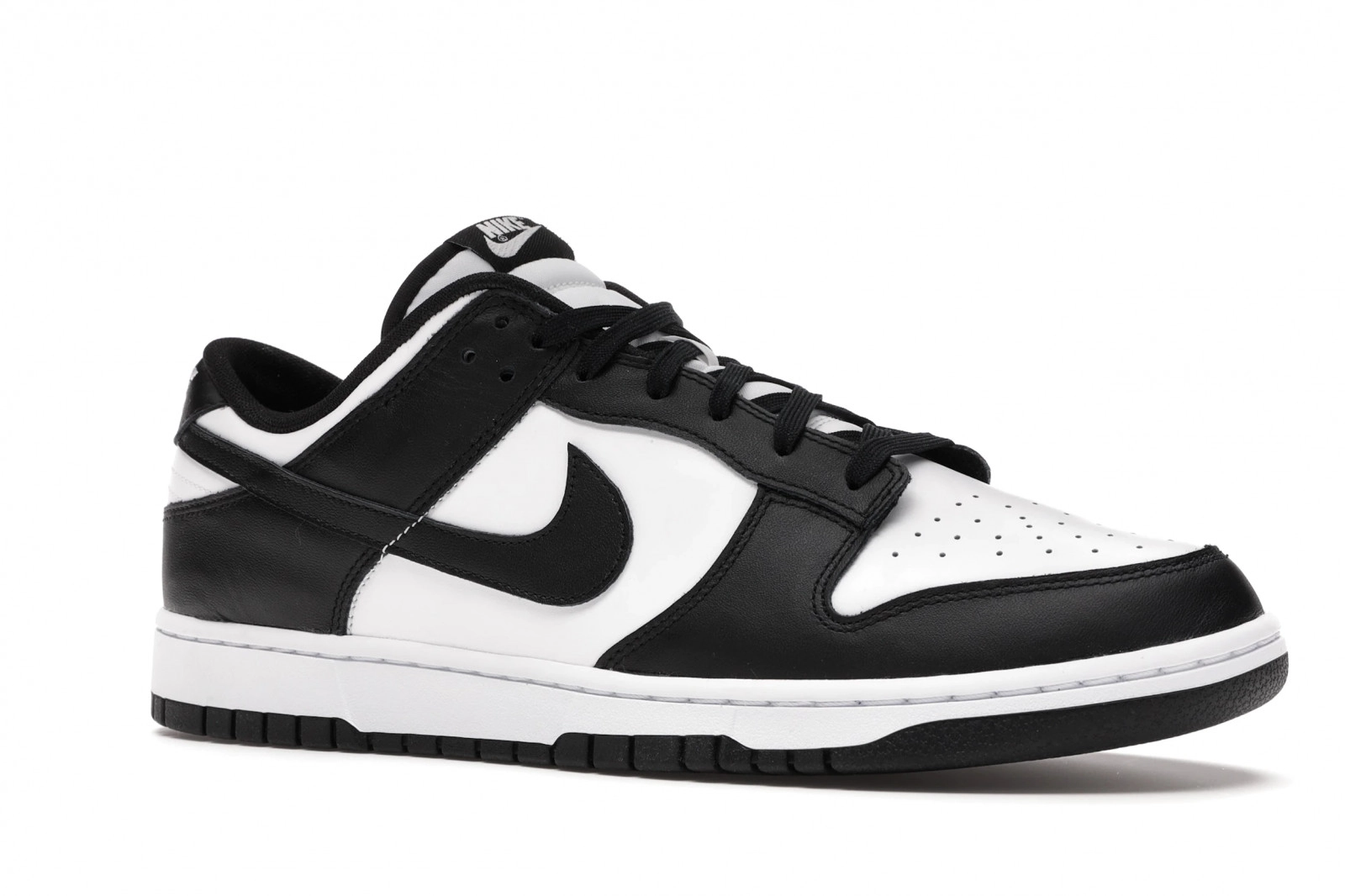 Dunk Low Retro Black White (2021) фото