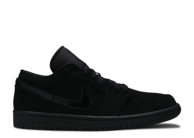 

Triple Black, Чёрный, Air Jordan 1 Low
