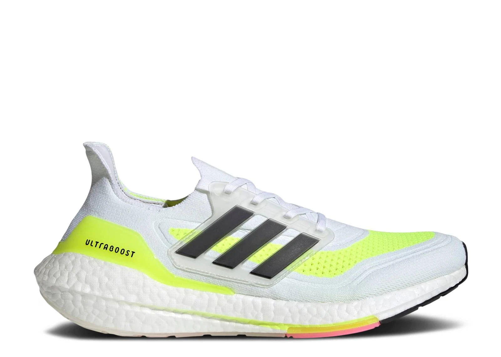 Ultra Boost Ultra Boost 21 White Solar Yellow фото