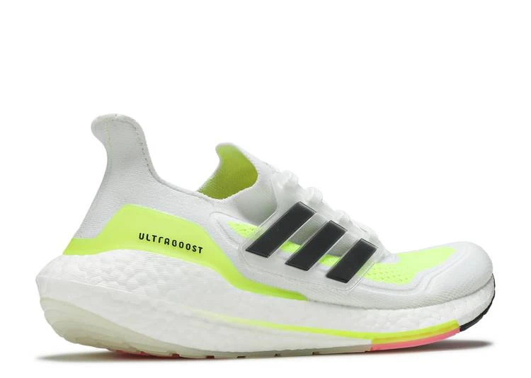 Ultra Boost Ultra Boost 21 White Solar Yellow фото