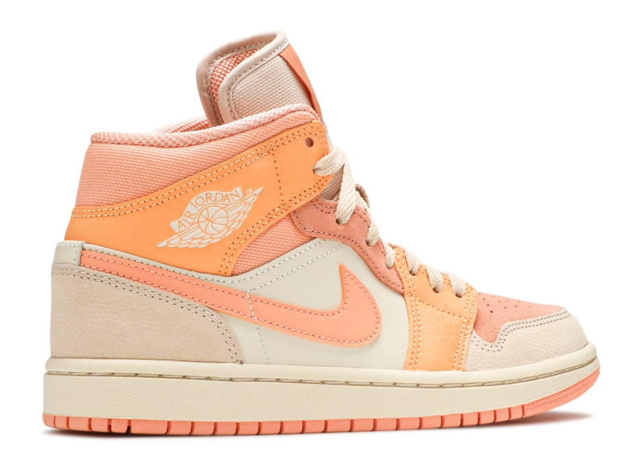 Air Jordan WMNS 1 Mid Apricot Orange 2021 DH4270800 Meet Market