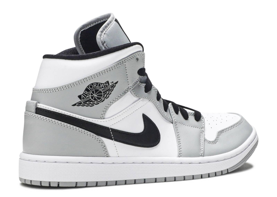 Air jordan 1 store mid grey white