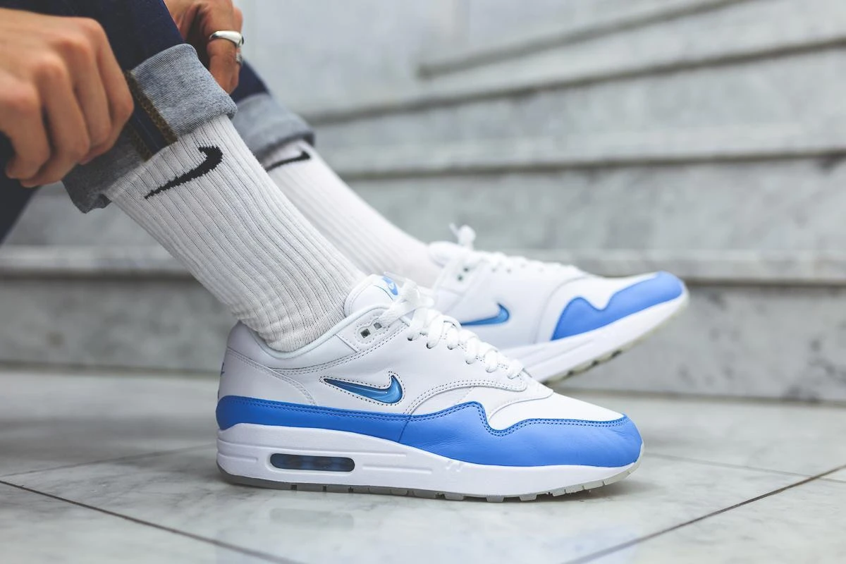 Air Max 1 Air Max 1 Jewel University Blue фото