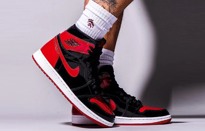 Air Jordan 1 Retro High OG Patent Bred 555088063 Meet Market