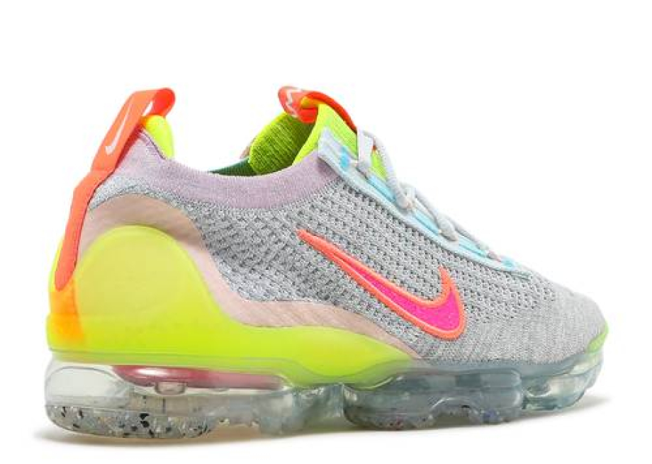 Nike air on sale vapormax flyknit neon