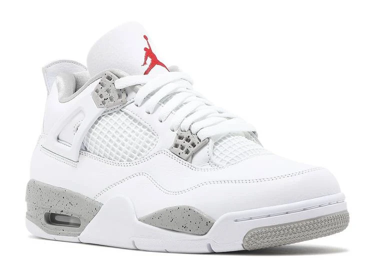 Air Jordan 4 White Oreo фото