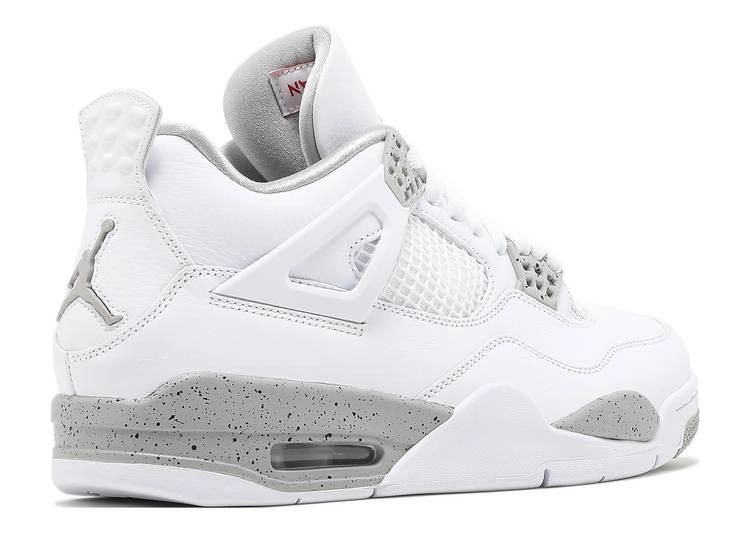 Air Jordan 4 White Oreo фото