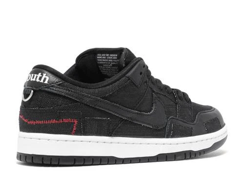 Dunk Low Wasted Youth X Dunk Low SB Black Denim фото