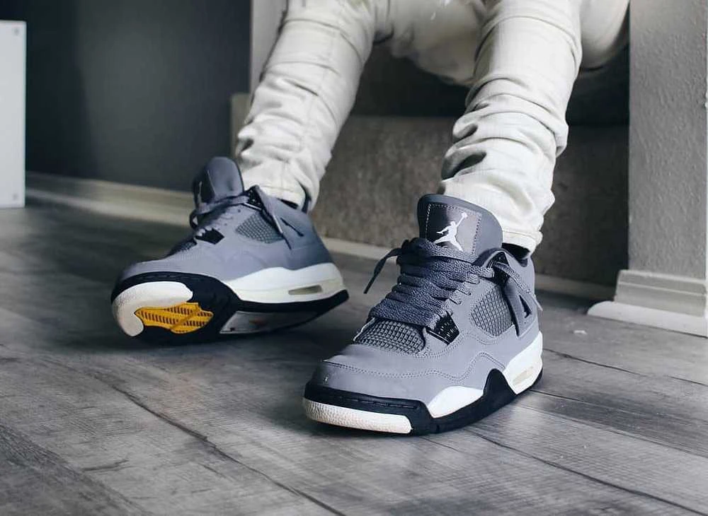 Air Jordan 4 Cool Grey фото