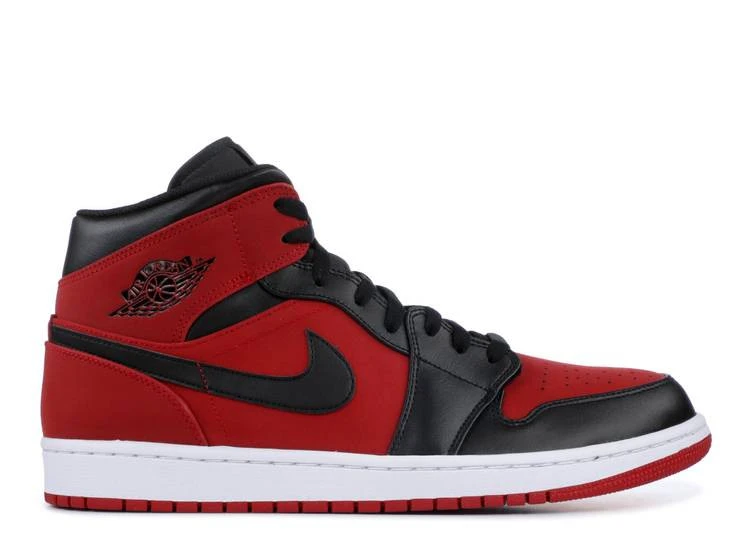 Air Jordan 1 Mid 1 Mid Reverse Banned фото