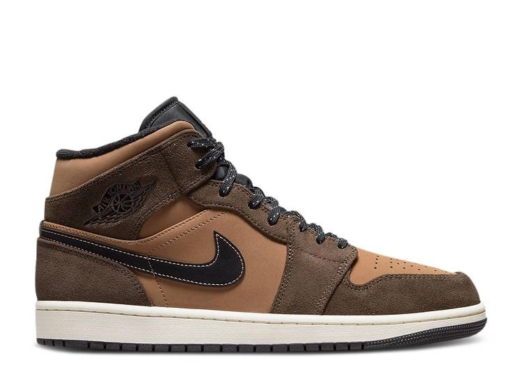 Air Jordan 1 Mid SE Dark Chocolate фото