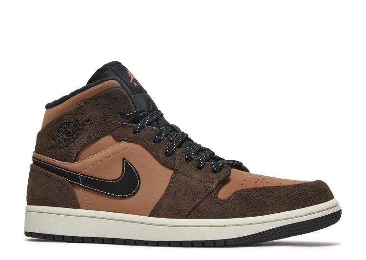 Air Jordan 1 Mid SE Dark Chocolate фото