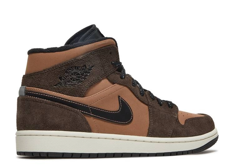 Air Jordan 1 Mid SE Dark Chocolate фото