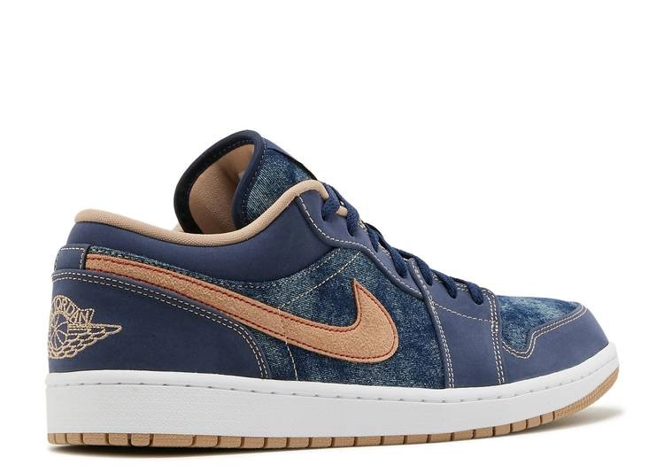 Air Jordan 1 Low 1 Low SE Denim фото