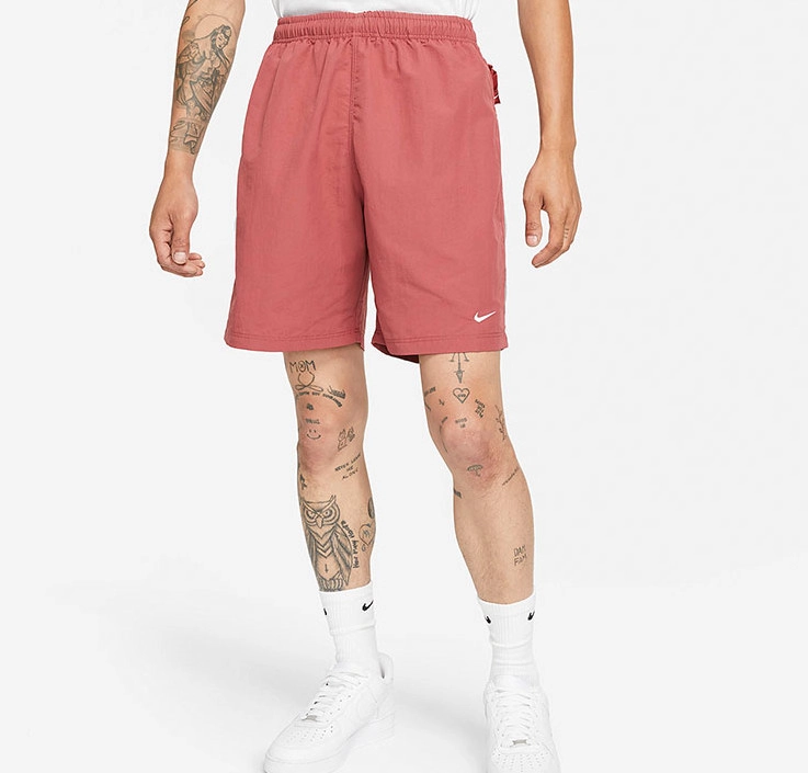 Pink Swoosh Shorts фото