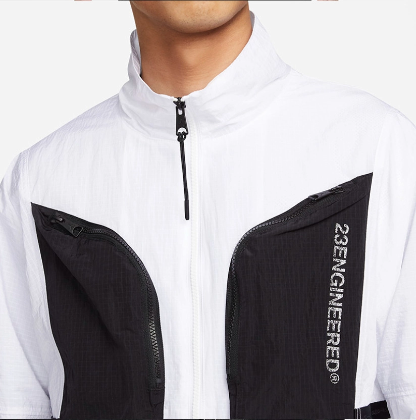 White Engineered Men's Track Jacket фото