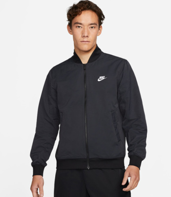 

Woven Unlined Bomber Jacket, Чёрный