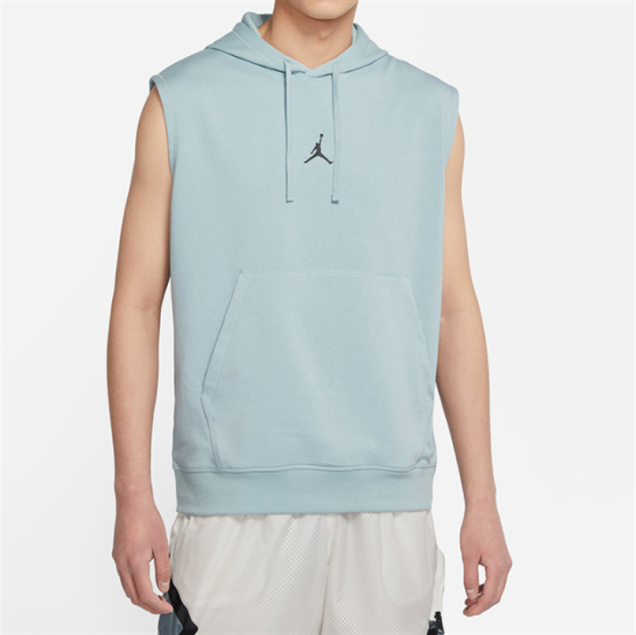 Air Jordan Dri Fit Sleeveless Blue Hoodie DM2822366 Meet Market