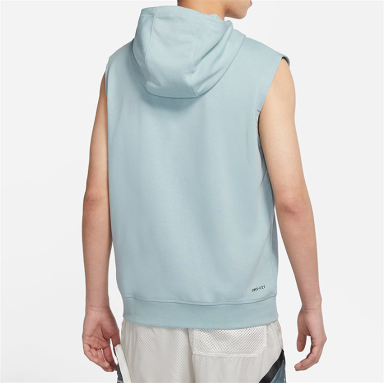 Dri-Fit Sleeveless Blue Hoodie фото