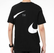 Big Swoosh Black Tee фото