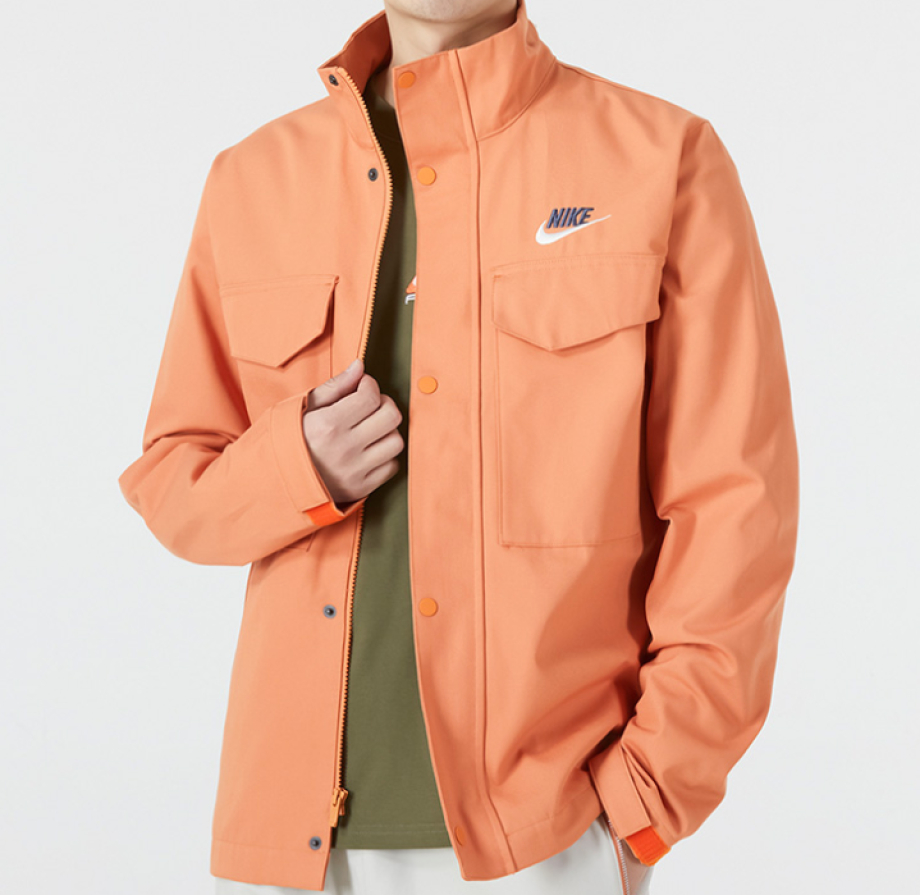 Nike orange jacket on sale