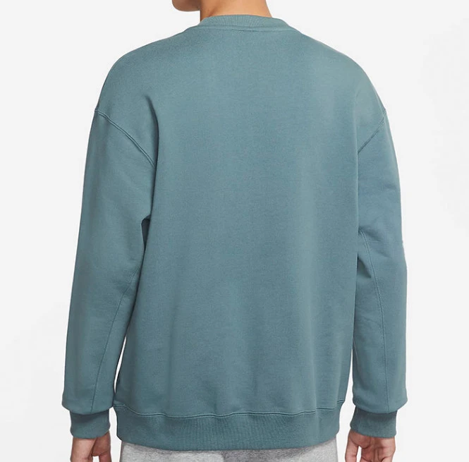 Blue French Terry Crew Sweatshirt фото