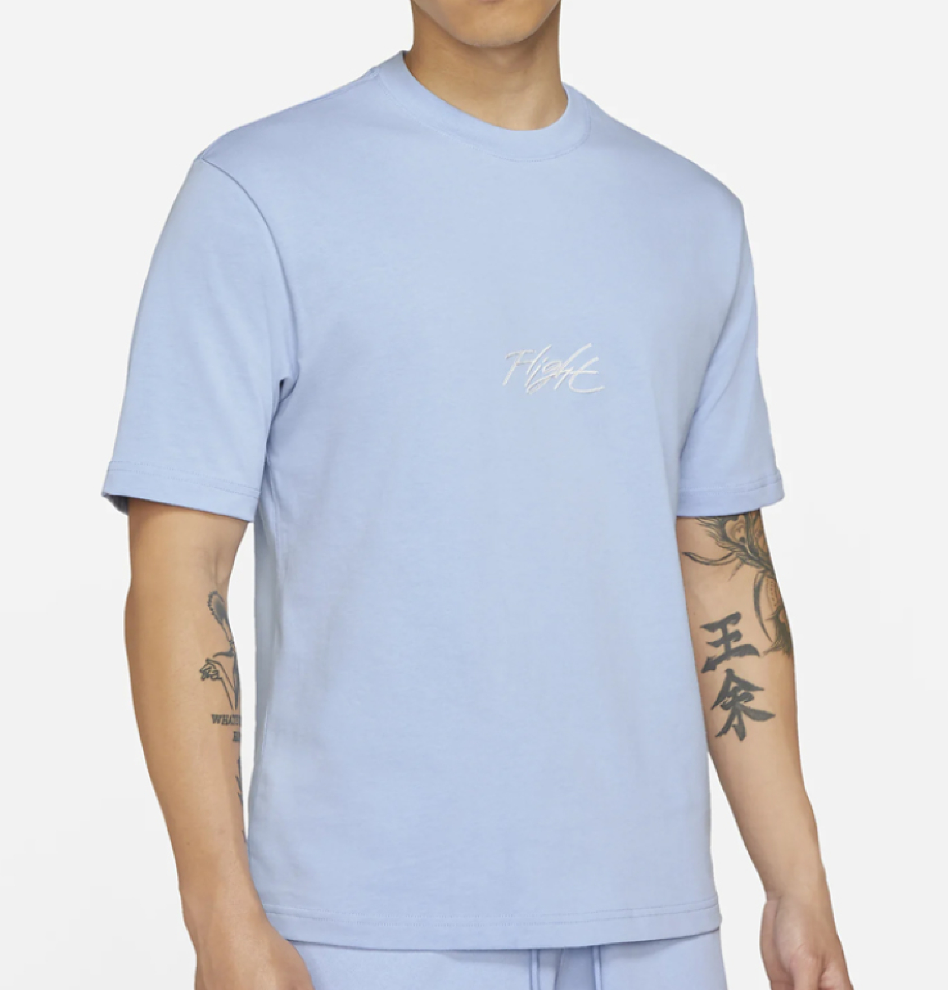 Flight Logo Blue Tee фото