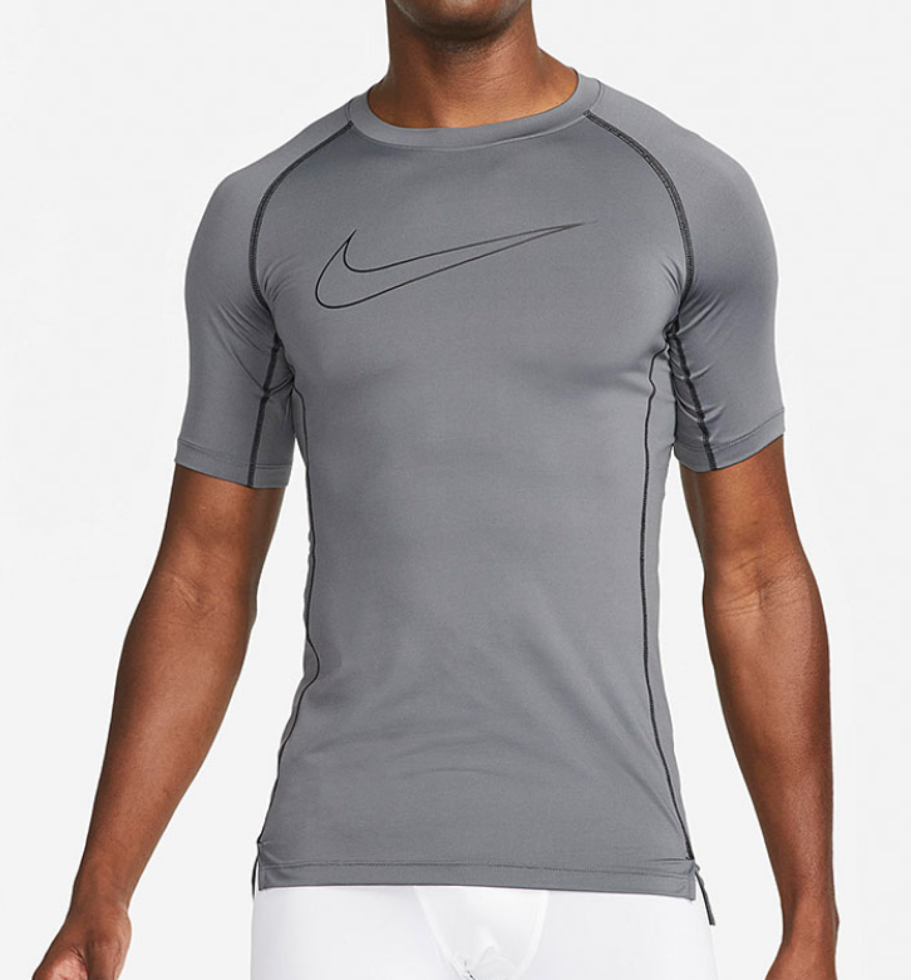 Pro Dri-FIT Gray Short-Sleeve Top фото