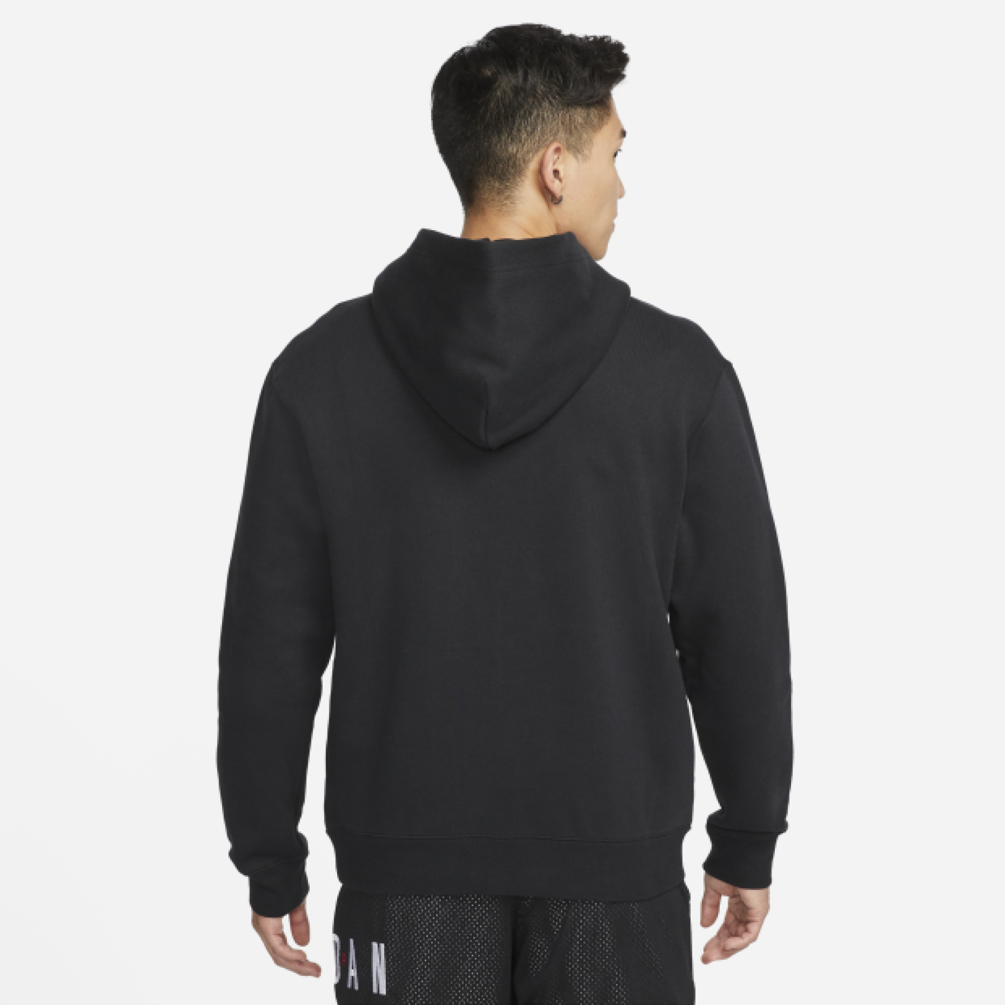 Black Essentials Fleece Hoodie фото