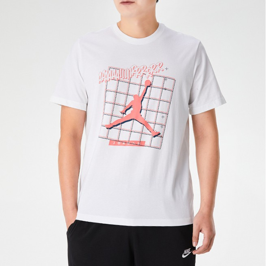 Pink air best sale jordan t shirt