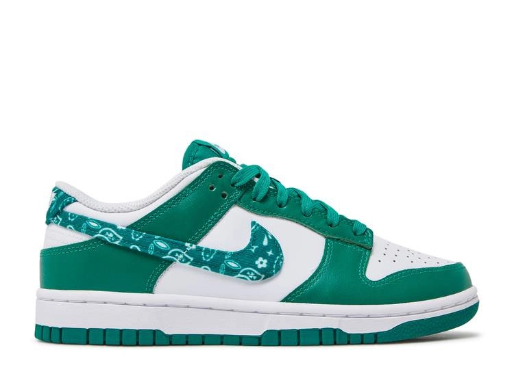 Dunk Low Wmns Green Paisley фото