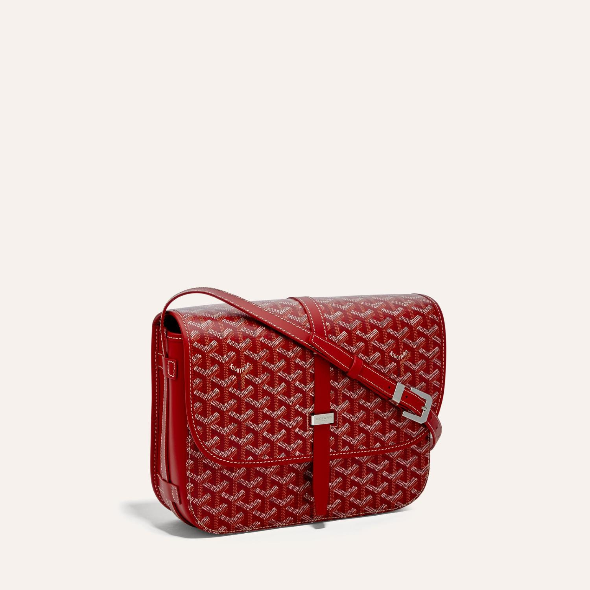 Goyard messenger outlet bag red