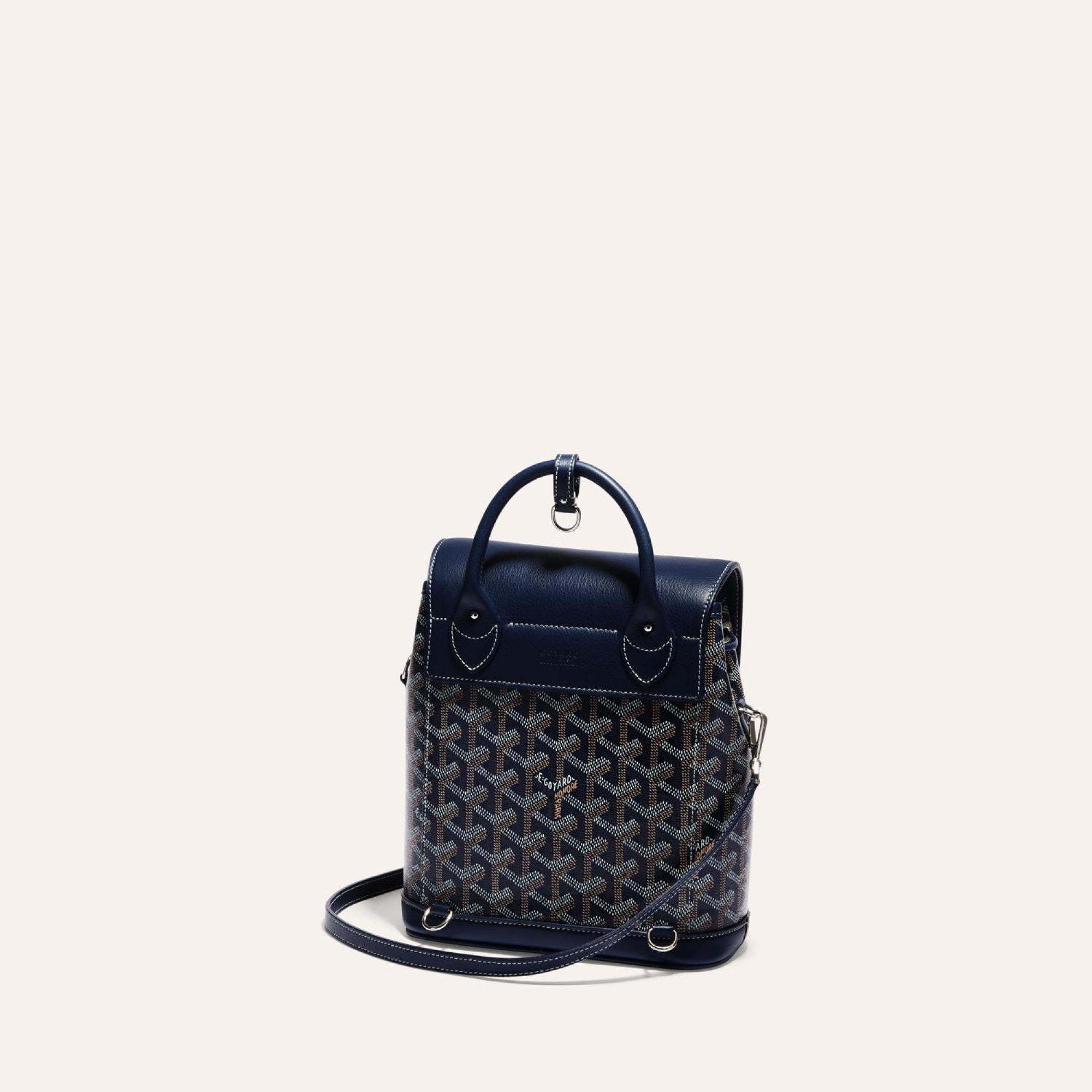 Goyard Alpin Mini Navy Blue Backpack ALPINMININAVYBLUEBACKPACK Meet Market